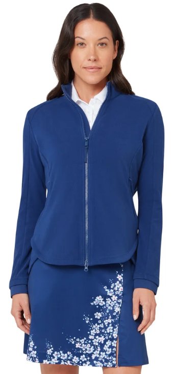 Callaway Lightweight Full Zip dámska mikina, blue depths