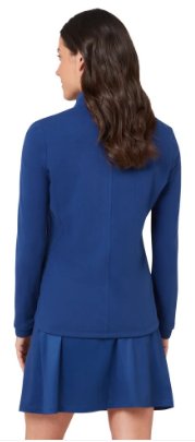 Callaway Lightweight Full Zip dámska mikina, blue depths