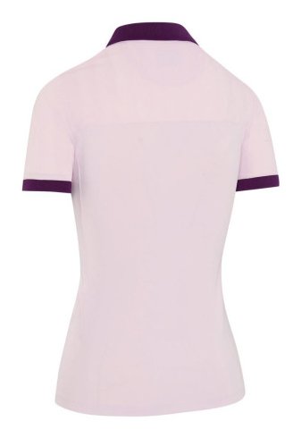 Callaway Colourblock Rib dámske polo, cherry blossom
