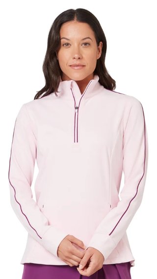 Callaway Midweight Textured dámska mikina, cherry lilac heather