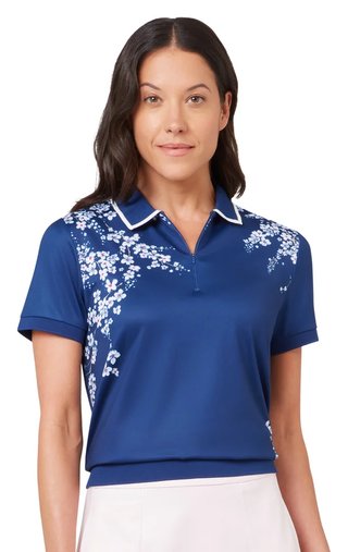 Callaway Floral Blossom dámske polo, blue depths