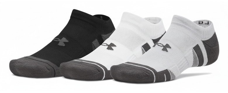 Under Armour Performance Tech No Show unisex ponožky, 3pack, mod gray/white/jet gray