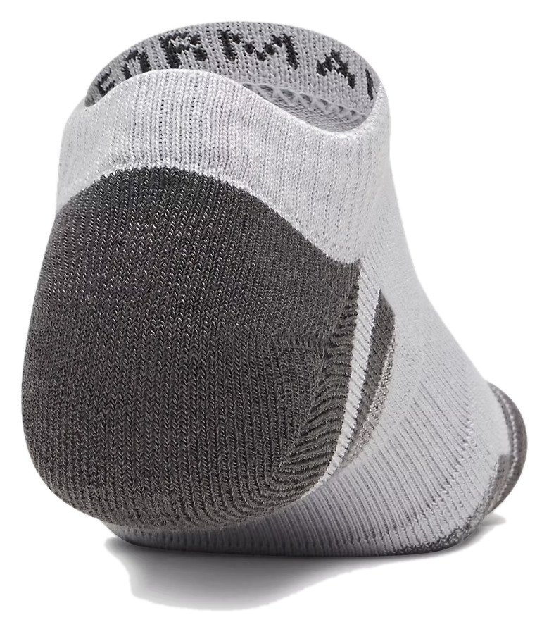 Under Armour Performance Tech No Show unisex ponožky, 3pack, mod gray/white/jet gray