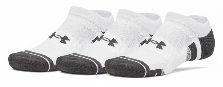 Under Armour Performance Tech No Show unisex ponožky, 3pack, biele