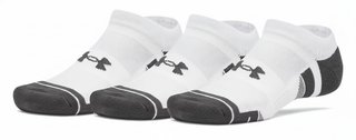 Under Armour Performance Tech No Show unisex ponožky, 3pack, biele