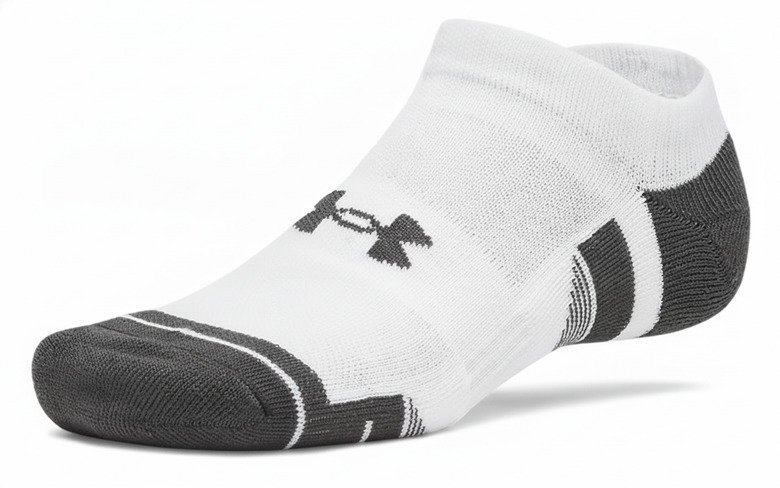 Under Armour Performance Tech No Show unisex ponožky, 3pack, biele