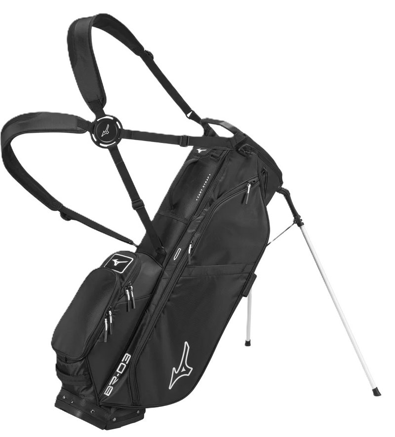 Mizuno BR-D3 stand bag, čierny/biely