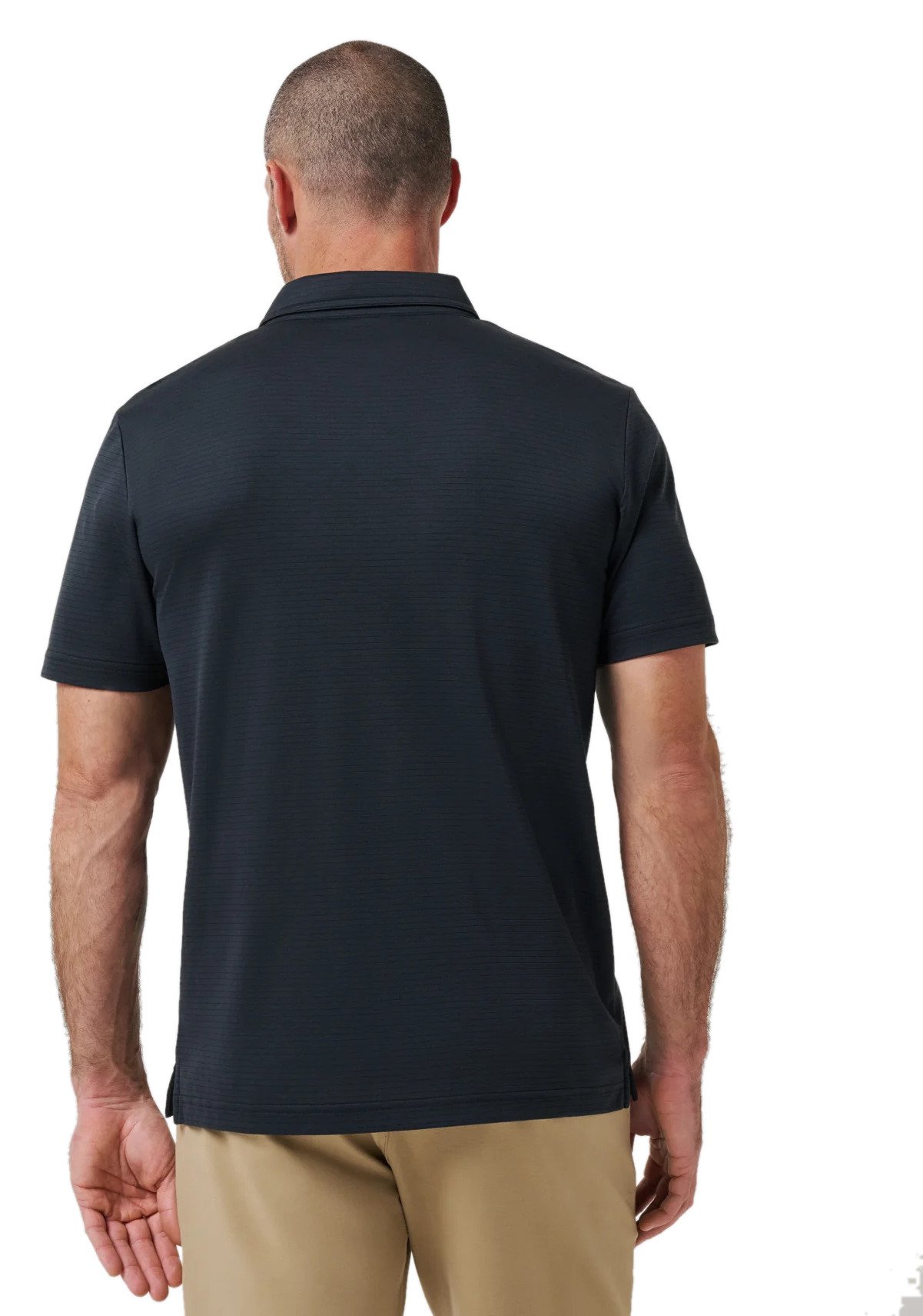 Travis Mathew The Zinna 2.0 No Logo pánske polo, čierne