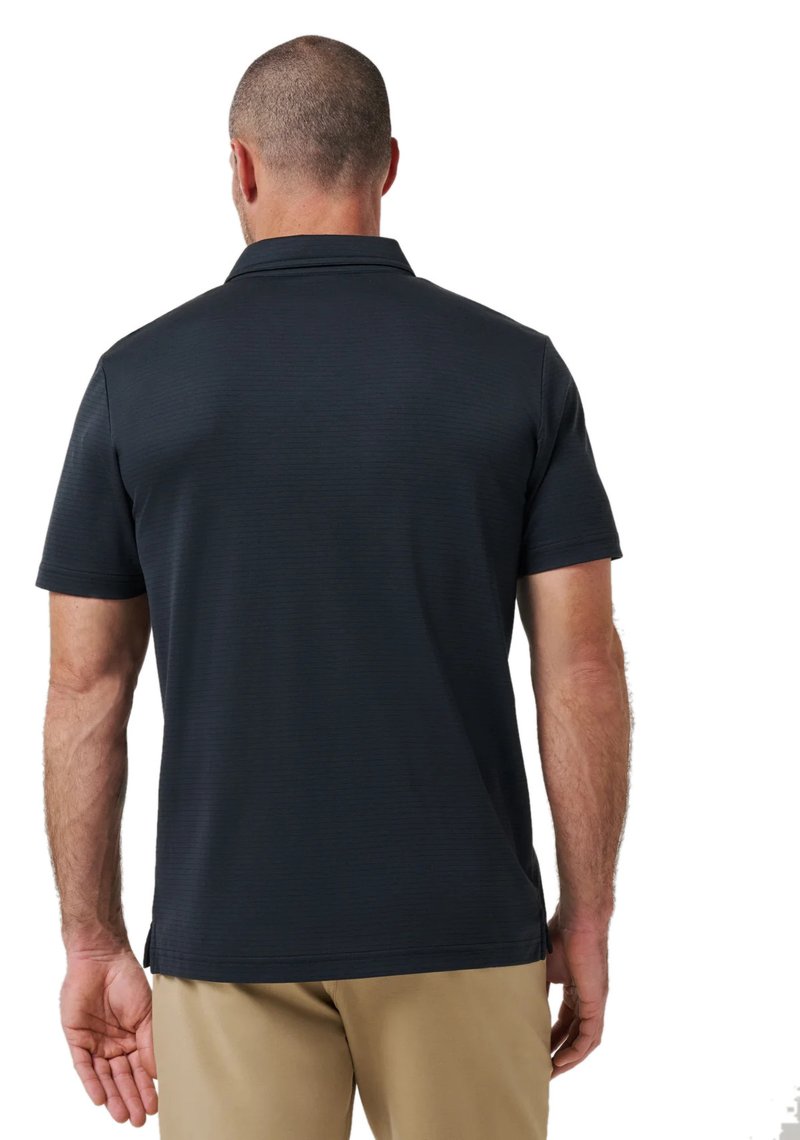 Travis Mathew The Zinna 2.0 No Logo pánske polo, čierne