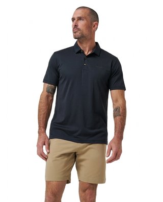 Travis Mathew The Zinna 2.0 No Logo pánske polo, čierne