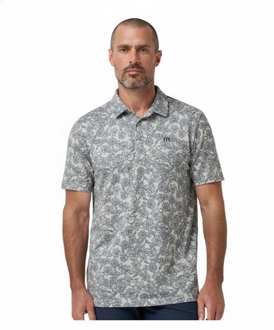 Travis Mathew Featherweight Sunbeam pánske polo, italian sand