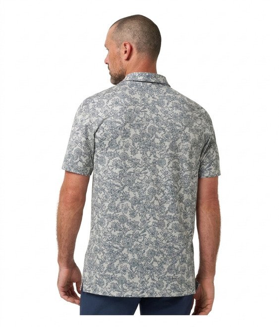 Travis Mathew Featherweight Sunbeam pánske polo, italian sand
