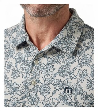 Travis Mathew Featherweight Sunbeam pánske polo, italian sand
