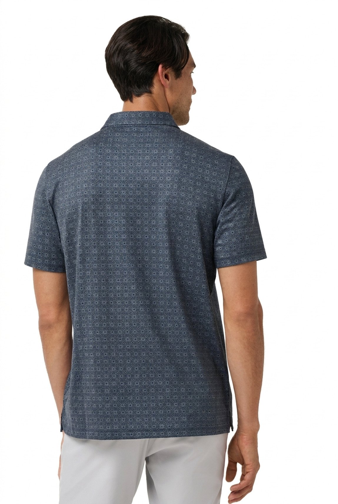 Travis Mathew Featherweight Trophy Ready pánske polo, total eclipse