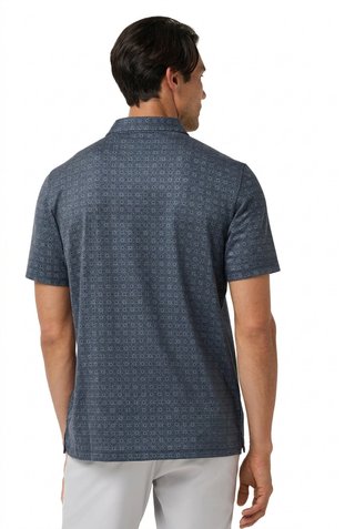 Travis Mathew Featherweight Trophy Ready pánske polo, total eclipse