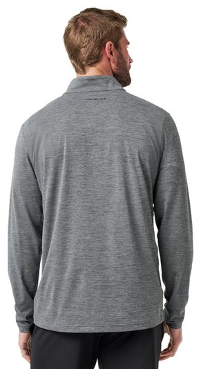 Travis Mathew Heater Pro 1/4Zip pánska mikina, heather grey