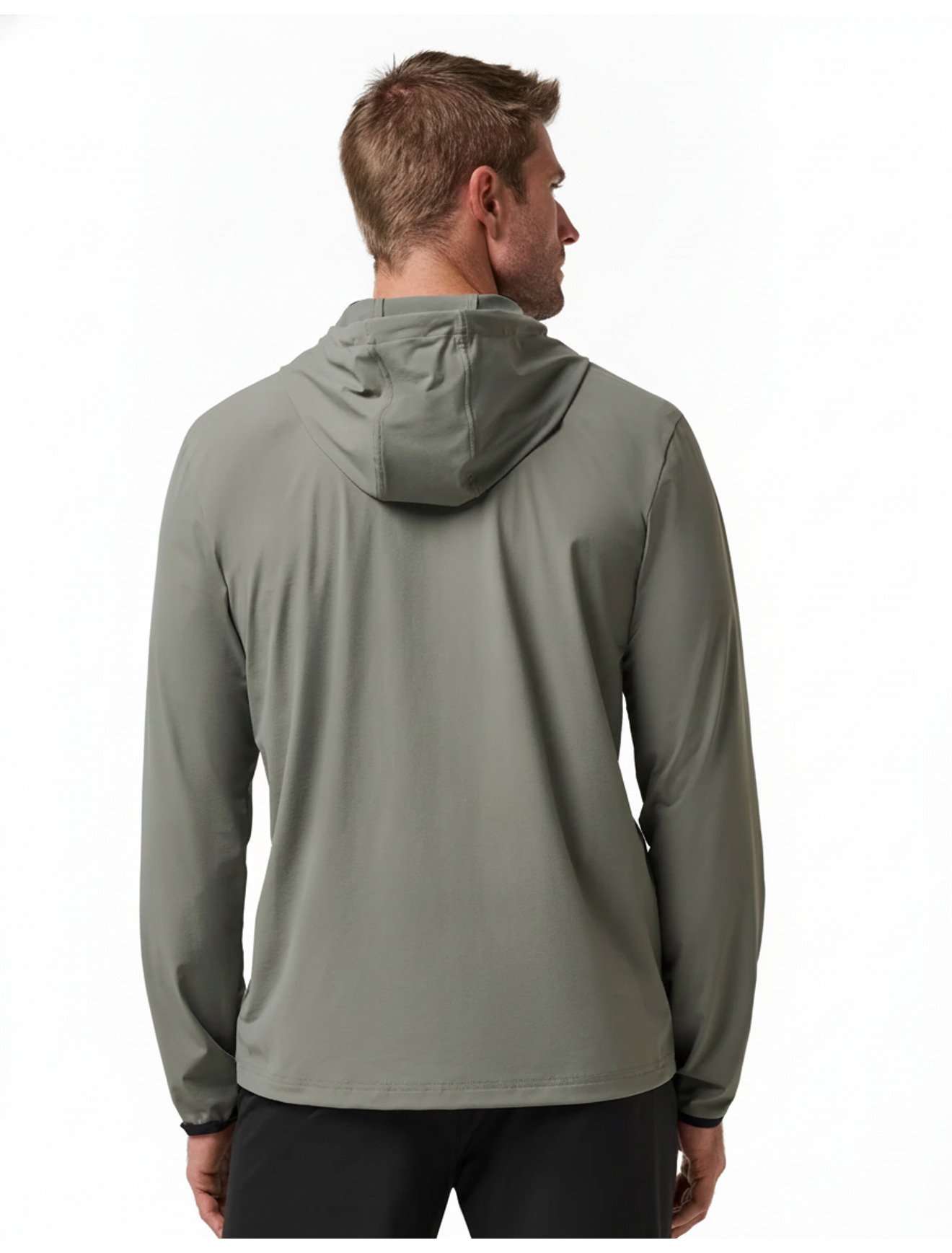 Travis Mathew Hero Hour Tech pánska mikina, dark olive