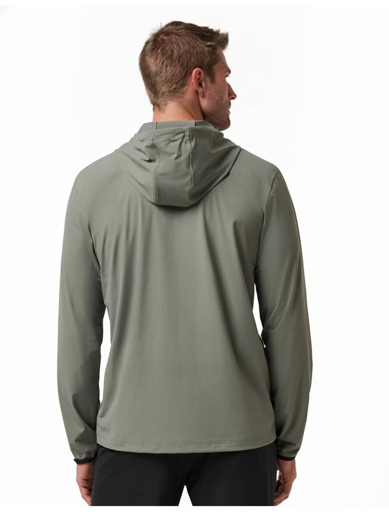 Travis Mathew Hero Hour Tech pánska mikina, dark olive