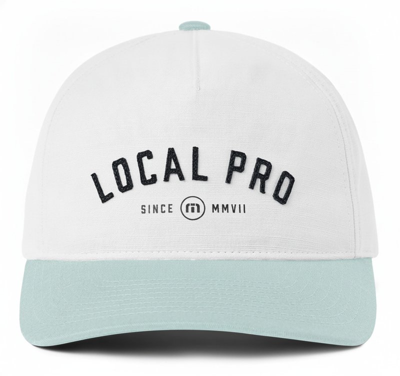 Travis Mathew Local Pro pánska šiltovka, biela