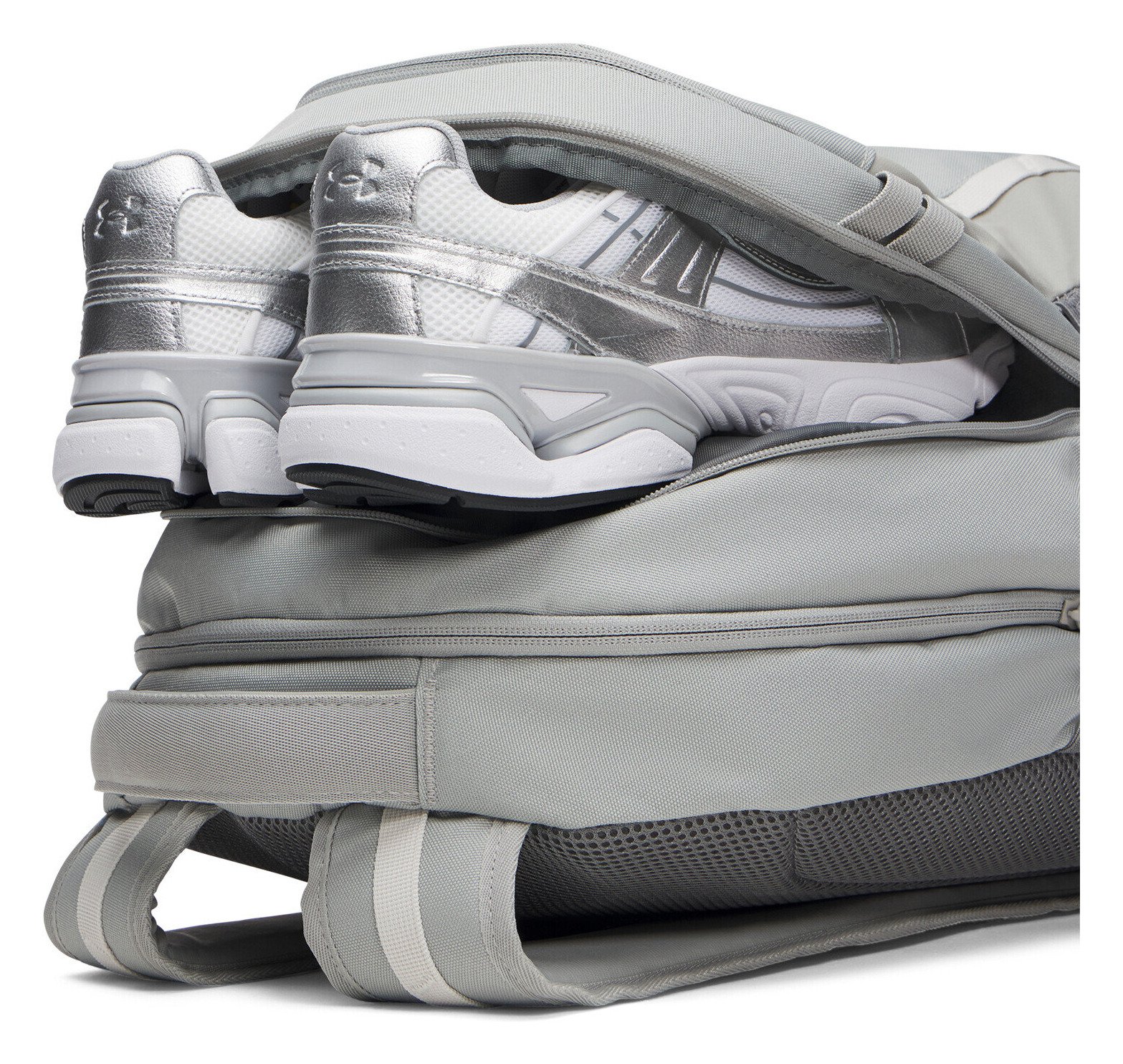 Under Armour Hustle 6.0 Backpack unisex batoh, titanium