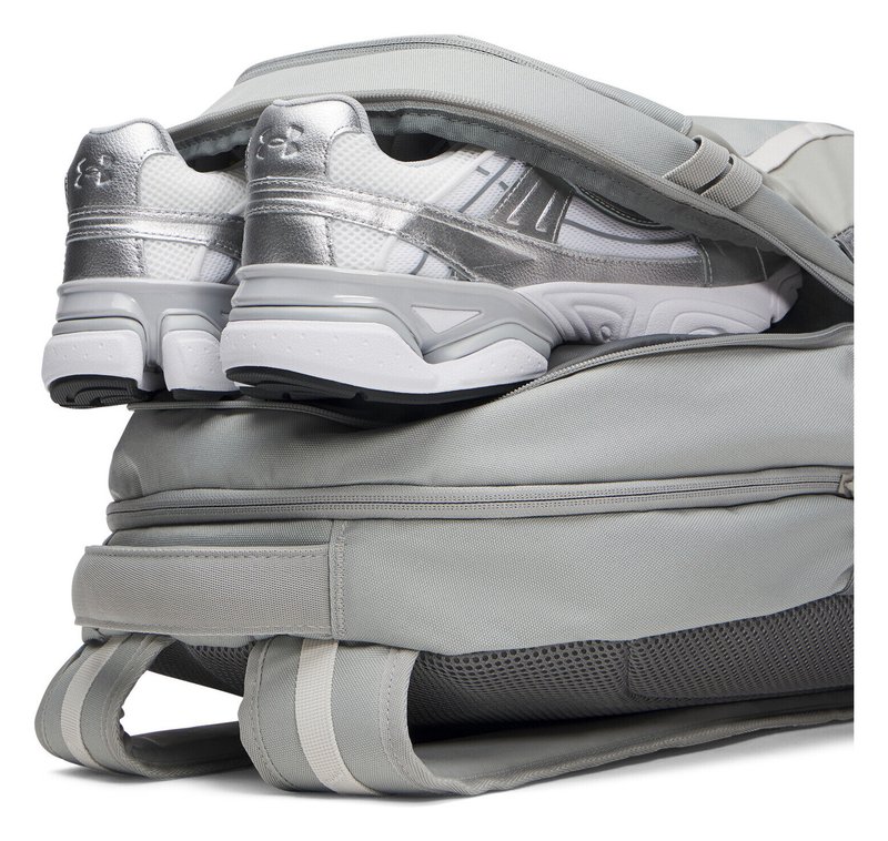 Under Armour Hustle 6.0 Backpack unisex batoh, titanium