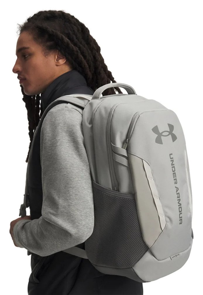 Under Armour Hustle 6.0 Backpack unisex batoh, titanium