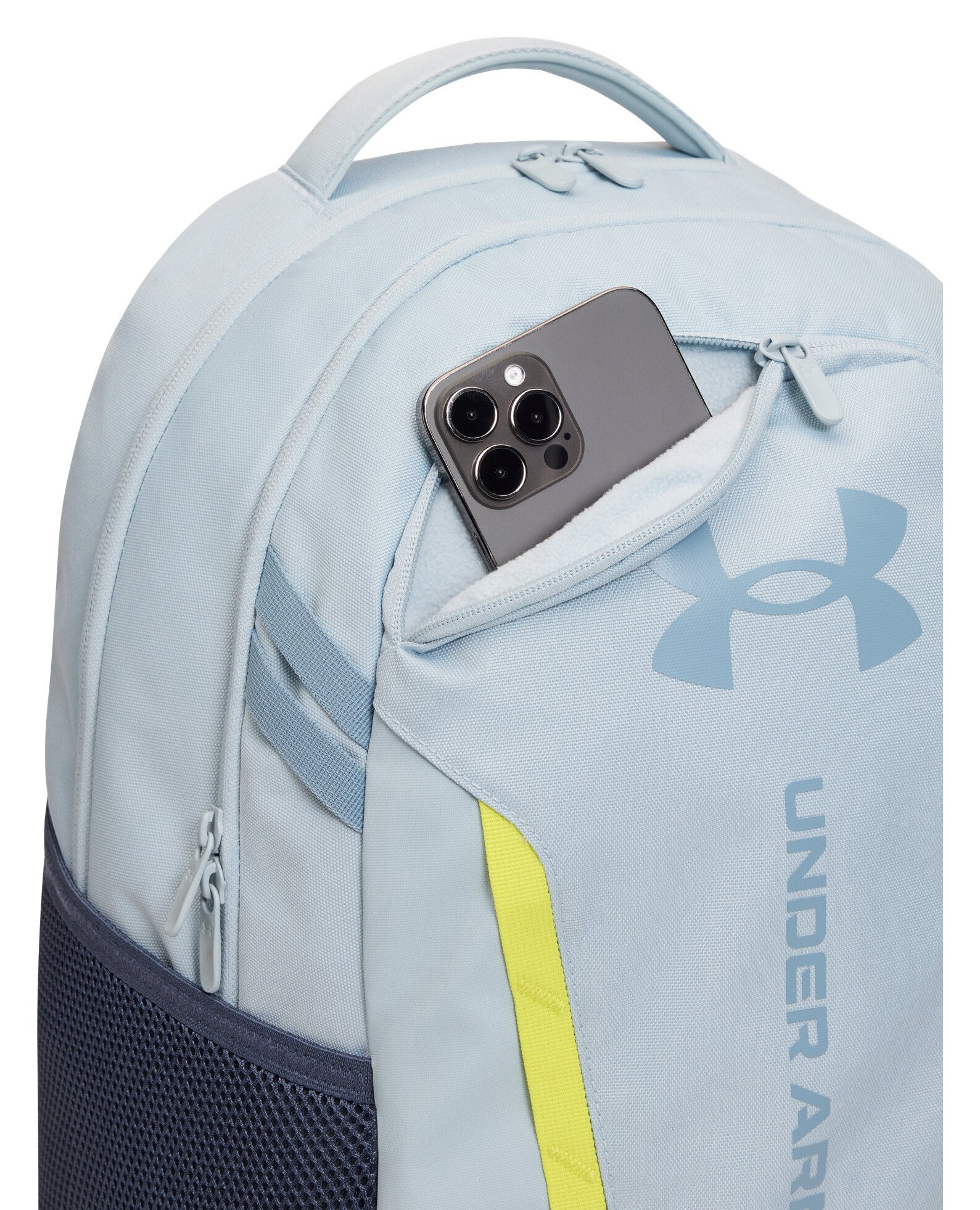 Under Armour Hustle 6.0 Backpack unisex, modrá hmla/žralok
