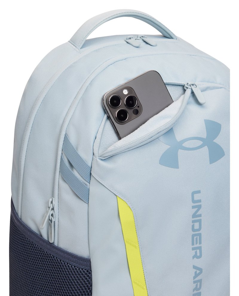 Under Armour Hustle 6.0 Backpack unisex, modrá hmla/žralok