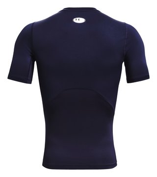 Under Armour HeatGear pánske kompresné tričko, midnight navy/biele