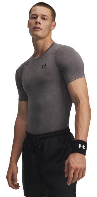 Under Armour HeatGear pánske kompresné tričko, carbon heather