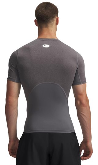 Under Armour HeatGear pánske kompresné tričko, carbon heather