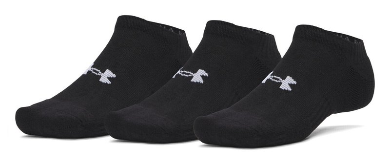 Under Armour Performance Cotton unisex ponožky (3pack), ultimate black/white