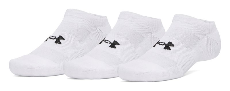 Under Armour Performance Cotton unisex ponožky (3pack), biela/ultimate black