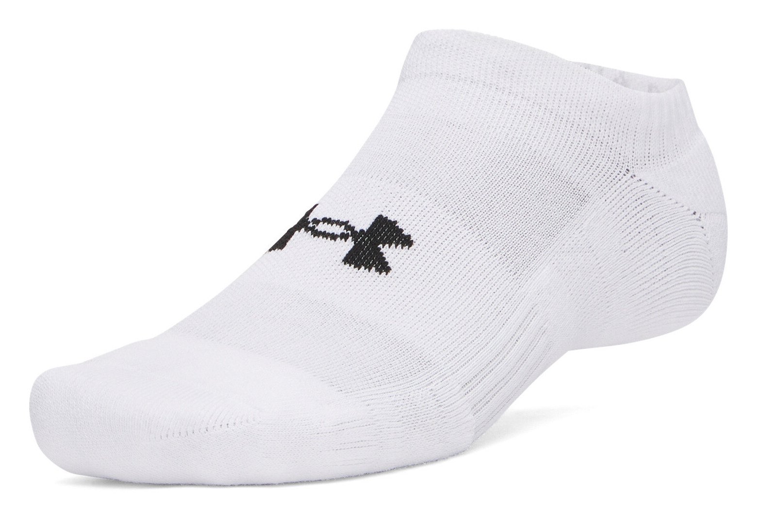 Under Armour Performance Cotton unisex ponožky (3pack), biela/ultimate black