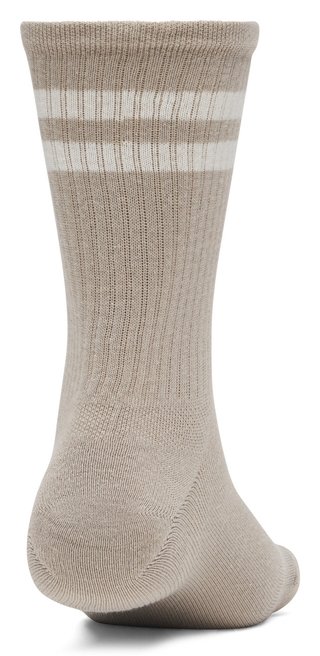 Under Armour Essential Crew unisex ponožky (6 pack), timberwolf taupe/biela/stone
