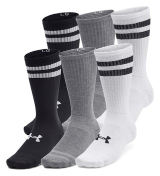 Under Armour Essential Crew unisex ponožky (6 pack), bielo/čierne