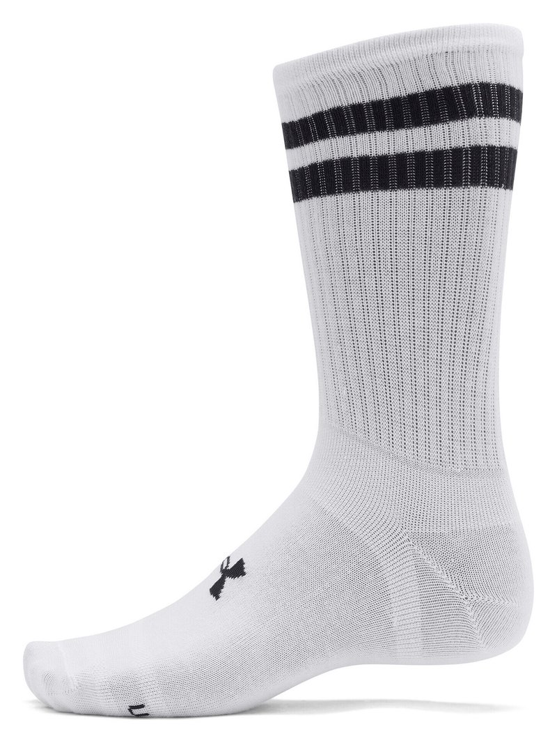 Under Armour Essential Crew unisex ponožky (6 pack), bielo/čierne