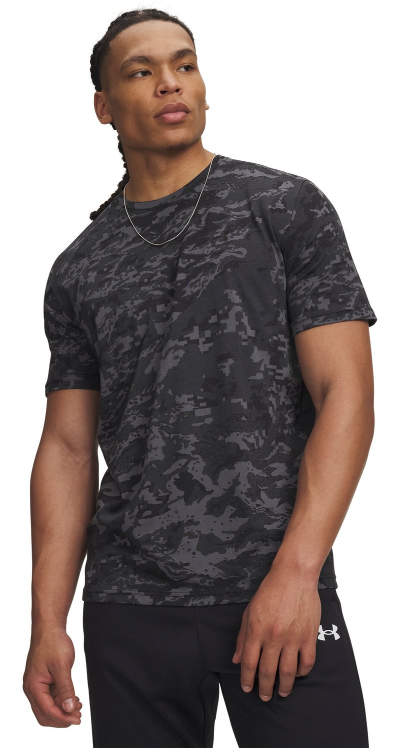 Under Armour ABC Camo SS pánske tričko, camo black