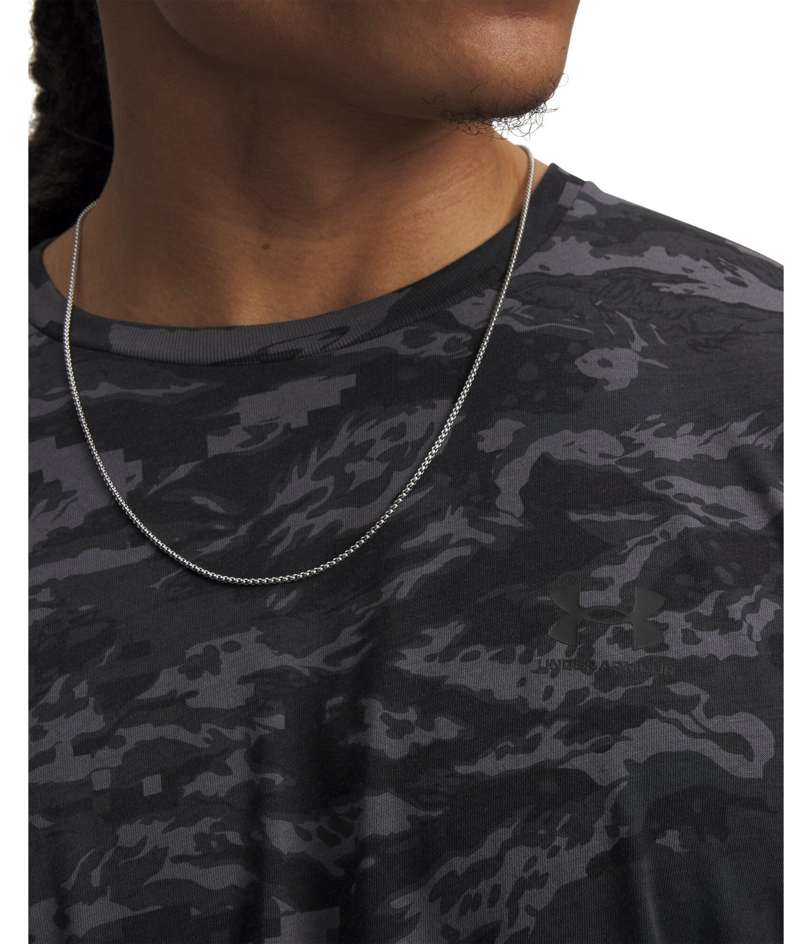 Under Armour ABC Camo SS pánske tričko, camo black