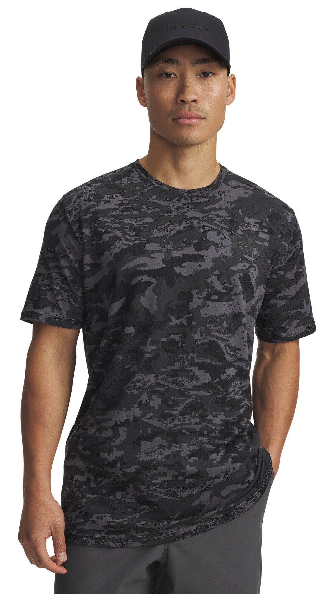 Under Armour ABC Camo SS pánske tričko, castlerock