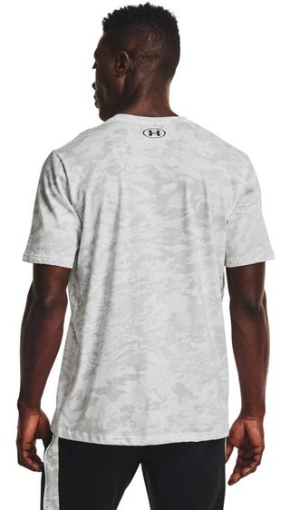 Under Armour ABC Camo SS pánske tričko, bielo/čierne