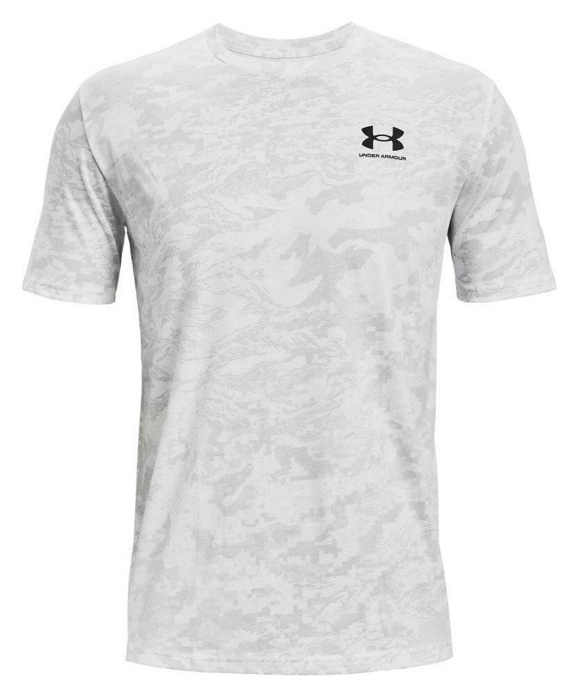 Under Armour ABC Camo SS pánske tričko, bielo/čierne