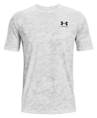 Under Armour ABC Camo SS pánske tričko, bielo/čierne