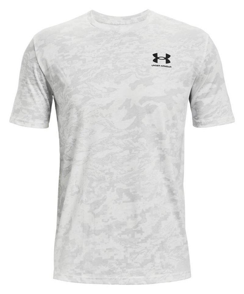 Under Armour ABC Camo SS pánske tričko, bielo/čierne