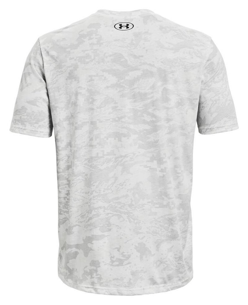 Under Armour ABC Camo SS pánske tričko, bielo/čierne