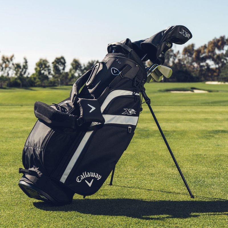Callaway XR 26 stand bag, čierny/strieborný