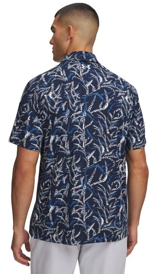 Under Armour Playoff 3.0 Printed pánske polo, midnight blue