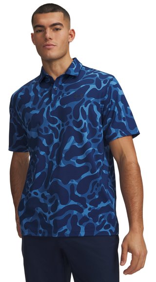 Under Armour Matchplay Printed pánske polo, aegean blue