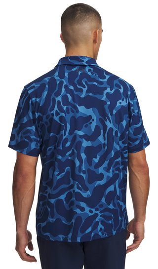 Under Armour Matchplay Printed pánske polo, aegean blue