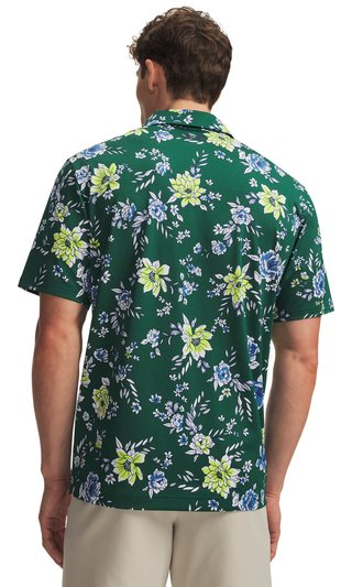 Under Armour Matchplay Printed pánske polo, campus ivy